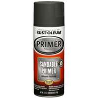 Rust-Oleum 249418 Spray Primer, Black, 12 oz Can