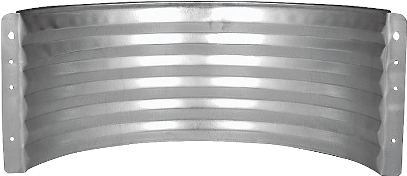 Marshall Stamping AWR18/682 Area Wall, 16 in L, 37 in W, 18 in H, Galvanized Steel