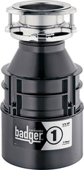 InSinkErator 76039H Garbage Disposal, 26 oz Grinding Chamber, 0.33 hp Motor, 120 V, Steel, 1 Year Warranty