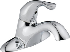 Delta Classic Series 500-DST Bathroom Faucet, 1.2 gpm, 1-Faucet Handle, Brass, Chrome Plated, Lever Handle, Rigid Spout