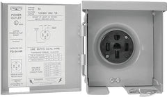 Connecticut Electric PS-54-HR Power Outlet, 50 A, Steel