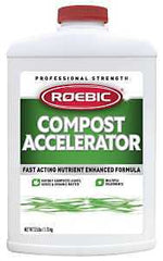 Roebic CA-2.5-12 Compost Accelerator, Solid, White, 2.5 lb, Bottle