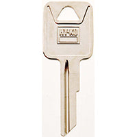 Hy-Ko 11010RA4 Automotive Key Blank, Brass, Nickel, For: AMC Vehicle Locks, RA4 Key Number