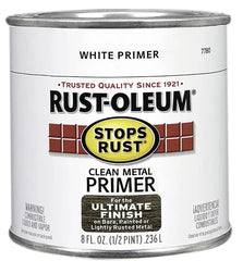 Rust-Oleum 7780730 Primer, Flat, White, 0.5 pt
