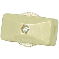 Eaton Wiring Devices 410 Series BP410V-SP-C Cord Switch, 3 A, 120 V, Ivory