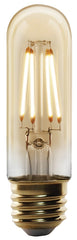 Feit Electric T10/VG/LED LED Bulb, Decorative, T10 Lamp, 40 W Equivalent, E26 Lamp Base, Dimmable, Amber