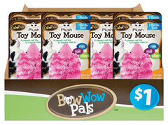 Bow Wow Pals PDQ 8888 Cat Toy with Bell, Plush, Assorted
