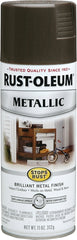 Stops Rust 7272830 Rust Preventative Spray Paint, Metallic, Dark Bronze, 11 oz, Can