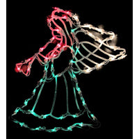 Hometown Holidays 60303 Pre-Lit Christmas Angel Decor, LED Bulb