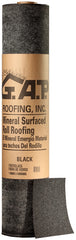 Orgill 0140 Surface Roofing, 36 ft L, 36 in W, Fiberglass, Black