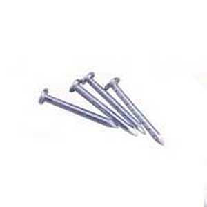 MiTek NA9D-1MC Joist Hanger Nail, 4D Penny, 1-1/2 in L, Flat Head, 9 ga Gauge, Steel, Galvanized