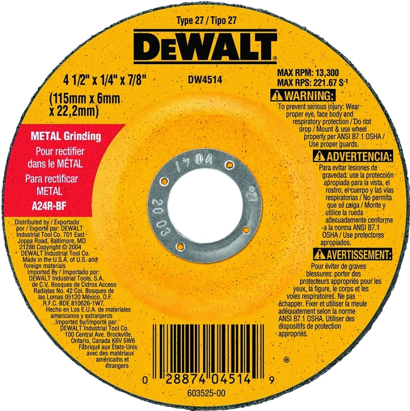 DW4514 4-1/2IN X 1/4IN X 7/8IN