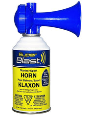 Max-Pro Super Blast Series SB8-018-016 Air Horn, 65 ft Coverage Area, Blue
