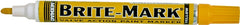 Dykem 84004 Permanent Paint Marker, Yellow