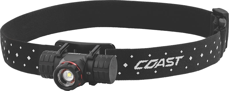 Coast XPH25R Headlamp, ZX310, CR123 Battery, Rechargeable, Zithion-X Battery, LED Lamp, Bulls Eye Spot, Flood Beam