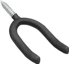 Crawford SH13-25 Tool Holder Hook, 50 lb, Screw, Steel, Black