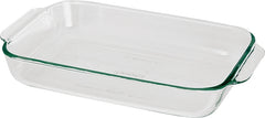 Oneida Oven Basics Series 81935AHG18 Bake Dish, 3 qt Capacity, Glass, Clear, Dishwasher Safe: Yes