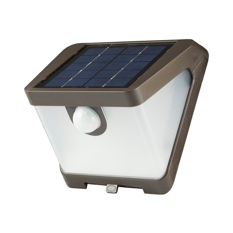 Halo SWL Series SWL0540B Solar Security Wedge Light, 30 W, 1-Lamp, LED Lamp, Cool White, 500 Lumens, 4000 K Color Temp
