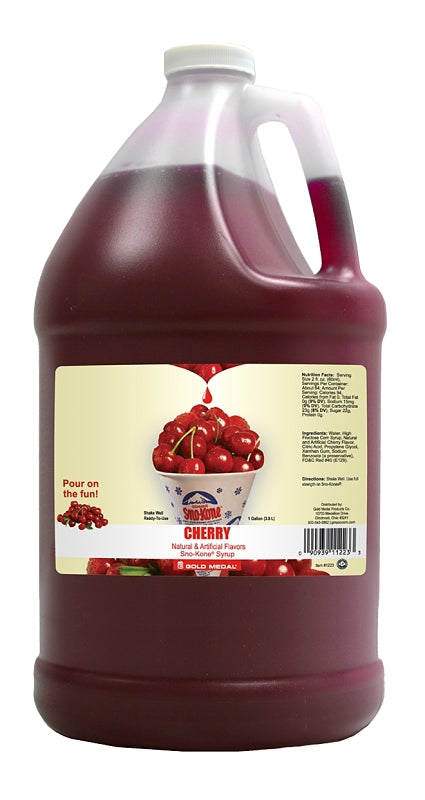 Gold Medal 1223 Syrup, Cherry Flavor, 1 gal Jug