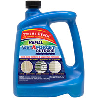 Wet & Forget Xtreme Reach 807048RF Hose End Stain Remover, Outdoor Max, 48 oz, Liquid, Characteristic, Clear Yellow