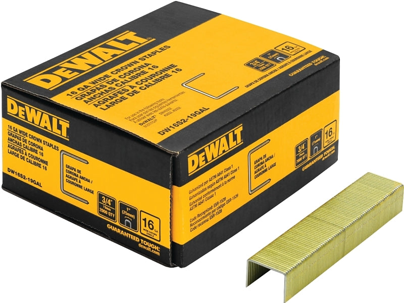 DW16S2-19GAL STAPLE GALV 3/4