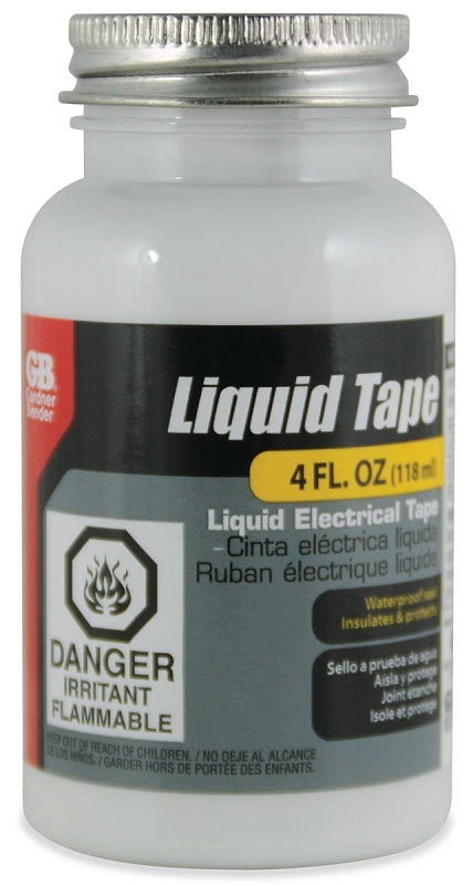 GB LTW-400 Liquid Electrical Tape, Liquid, White, 4 oz Bottle