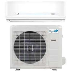 Coast air B-CAD24-1A Mini-Split Heat Pump, 208/230 V, 23,000 Btu/hr Cooling, 25,000 Btu/hr Heating BTU, 22.7 Btu/W SEER