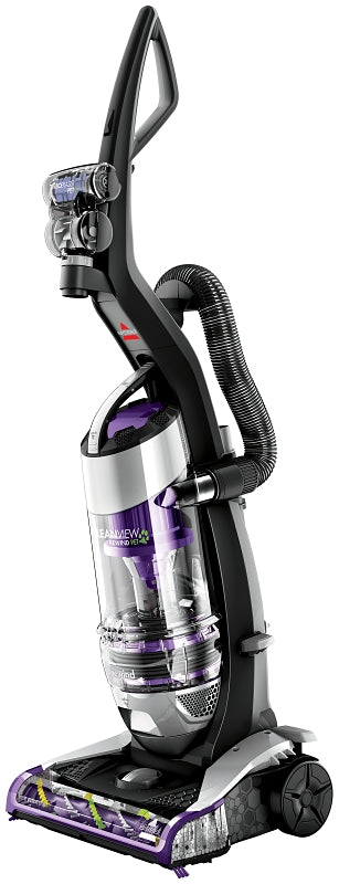 Bissell CleanView 2258C Swivel Pet Rewind Upright Vacuum, Multi-Level Filter, 27 ft L Cord, Black