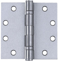 Tell Manufacturing H4545 Series HG100317 Square Corner Hinge, 4-1/2 in H Frame Leaf, 0.134 in Thick Frame Leaf, Satin