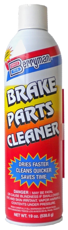 Berryman 1420 Brake Parts Cleaner, 19 oz Aerosol Can, Liquid