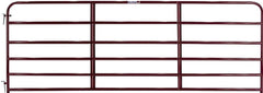 Tarter 6ER6 Tube Gate, 6 ft W Gate, 50 in H Gate, Steel Frame, Red
