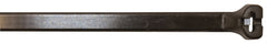 GB 46-310UVBMP Cable Tie, Double-Lock Locking, Nylon, Black