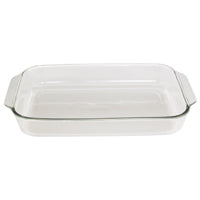 Anchor Hocking Oven Basics Series 819380BL11 Bake Dish, 5 qt, Glass, Clear