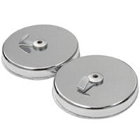 Magnet Source 07254 Ring Magnetic Hook, Ceramic, Chrome, 1 -Hook, 35 lb