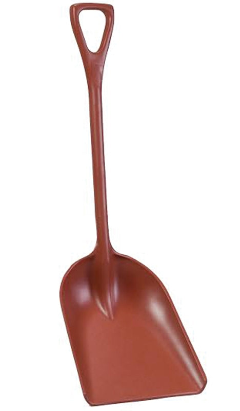 Poly Pro Tools P6982R Scoop Shovel, 14 in W Blade, 17 in L Blade, Polymer Blade, Polymer Handle, D-Shaped Handle