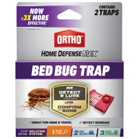 Ortho 465705 Bed Bug Trap, Liquid, Characteristic, Black/Dark Brown, 2/PK