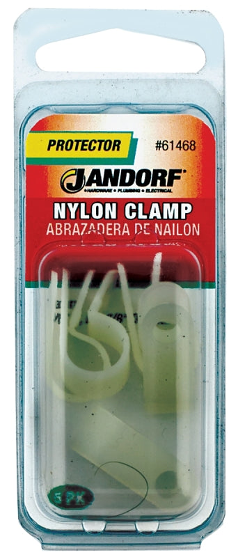Jandorf 61468 Cable Clamp, Nylon, Natural
