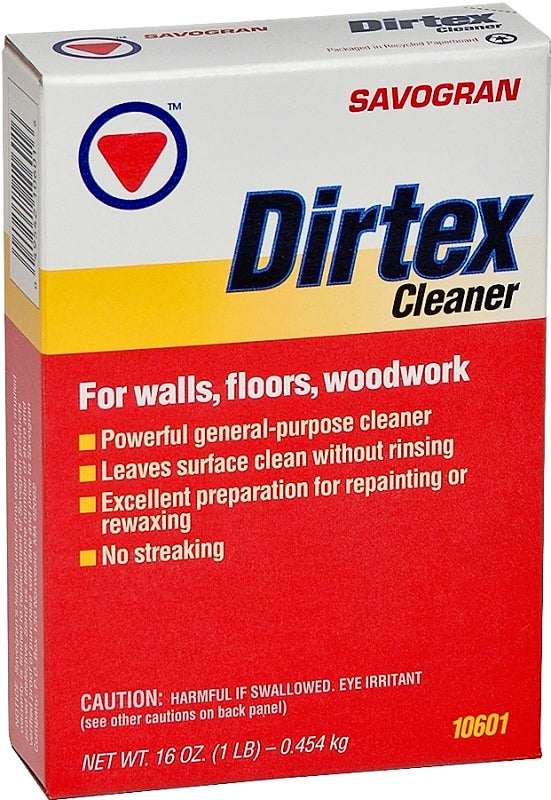 Dirtex 10601 Cleaner, 1 lb Box, Solid, Orange