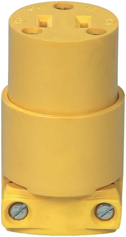 4882-BOX YELLOW CONN 15A 125V