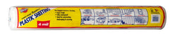 Warp's 4CH15 Poly Film, 25 ft L, 15 ft W, Clear