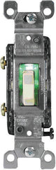 Leviton S01-01461-GLI Switch, 15 A, 120 V, Ivory