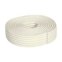 M-D 71520 Caulking Cord Weatherstrip, 1/8 in Thick, 90 ft L, Synthetic Fiber, White