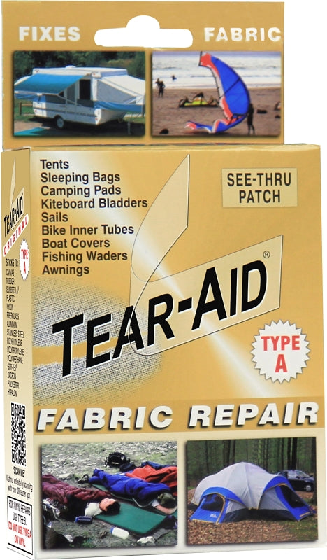 Tear-Aid D-KIT-A01-100 Fabric Repair Kit, A, Clear