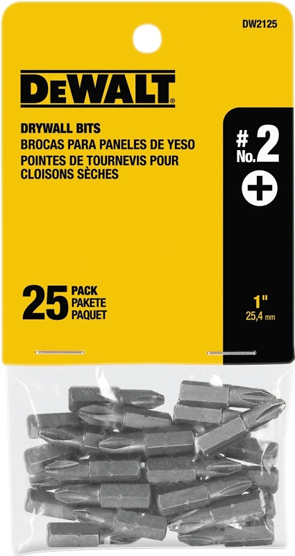 DW2125 BIT PHILLIPS NO2 25PK