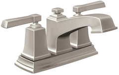 Moen Boardwalk Series WS84800SRN Bathroom Faucet, 1.2 gpm, 2-Faucet Handle, Metal, Brushed Nickel, Lever Handle