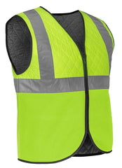 Fieldsheer MCUV02100521 Safety Vest, XL, Unisex, Fits to Chest Size: 49 to 52 in, Polyester, High-Visibility, Zipper