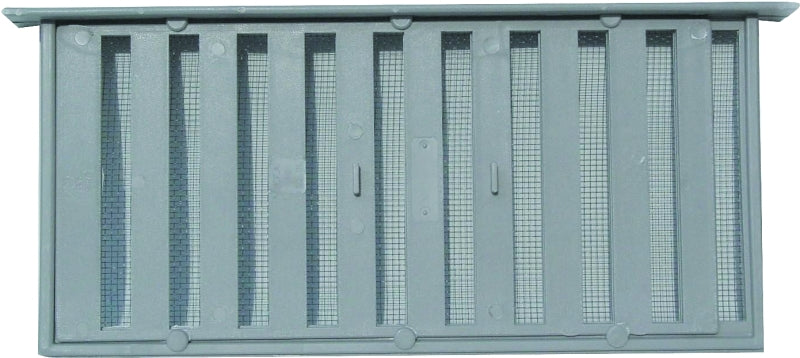 Bestvents PMS-1 Foundation Vent, 40 sq-in Net Free Ventilating Area, Polypropylene, Gray