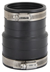 ProSource Coupling, 2 in, Socket to Pipe, PVC, Black