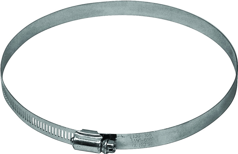 Lambro 284L Worm Gear Clamp, 4 in Duct, Clamping Range: 3-9/16 to 4-1/2 in, Steel, Zinc