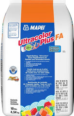 Mapei Ultracolor Plus FA 6BU010405 All-in-One Grout, Powder, Characteristic, Timberwolf, 10 lb, Bag